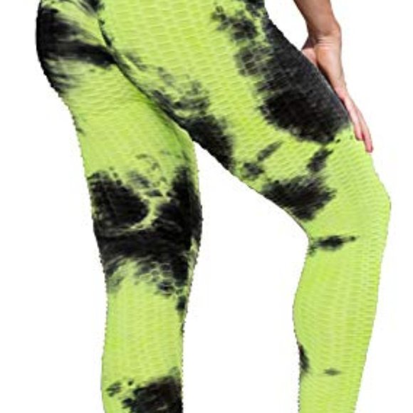 High Waisted Ruched Booty Leggings Workout - Picture 2 of 6